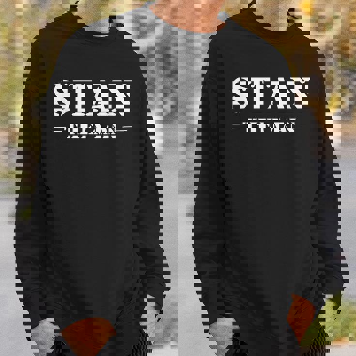 Stan The Man ギフトネームtシャツ スウェットシャツ 彼への贈り物