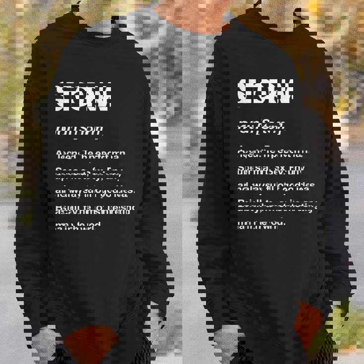 Storm ネームシャツ スウェットシャツ 彼への贈り物