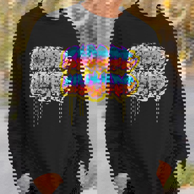 Street Culture グラフィティ・スタイルのアーバン・ストリートウェア スウェットシャツ 彼への贈り物