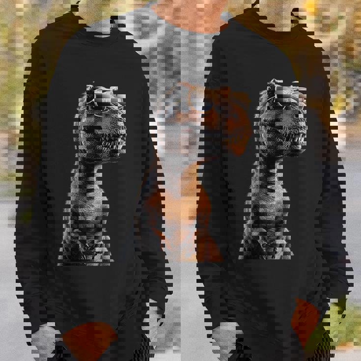 T-レックス ティラノサウルス・レックス 恐竜 恐竜大好き ディノ スウェットシャツ 彼への贈り物