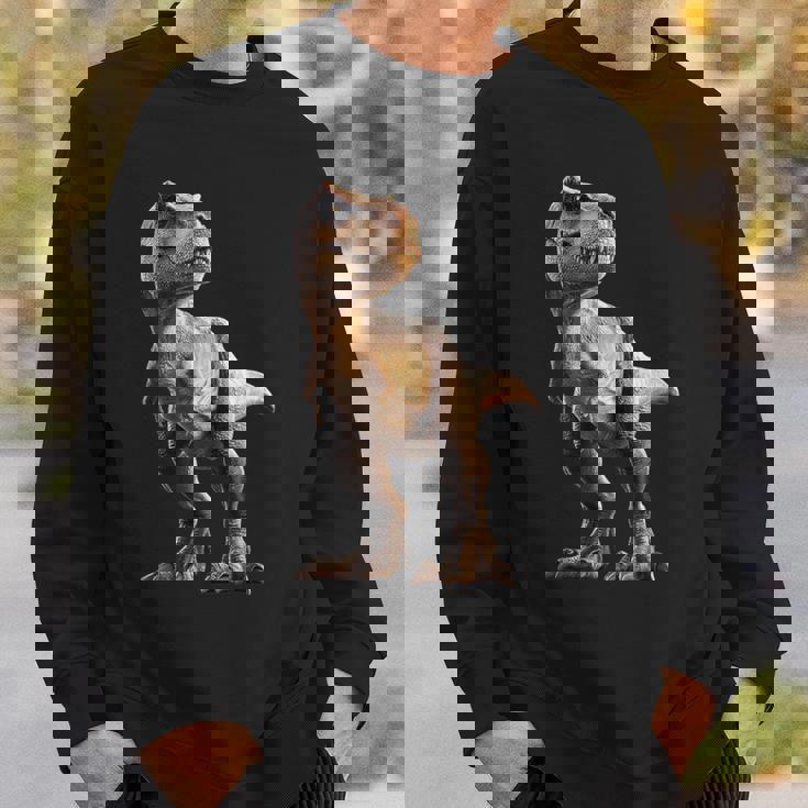 T-レックス ティラノサウルス・レックス 恐竜 恐竜大好き ディノ スウェットシャツ 彼への贈り物