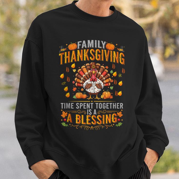 Thanksgiving Family Time Together Turkey Blessing Tee Tank Top Sweatshirt Unisex Gifts for Him