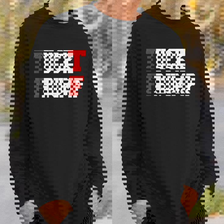 Tuck Frump 面白い反ドナルド・トランプドナルド・トランプ スウェットシャツ 彼への贈り物