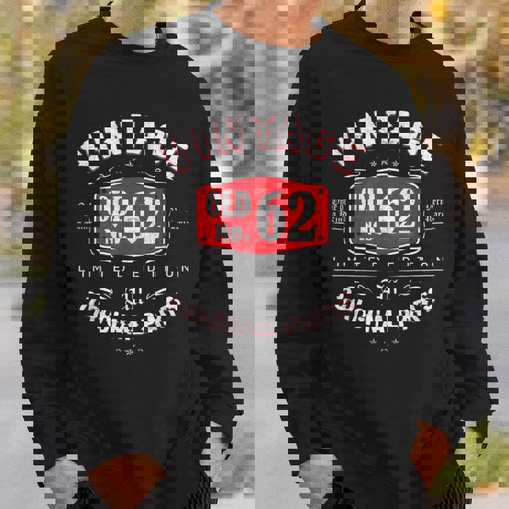 Vintage 1960 ヴィンテージ 1960年生まれ 62歳の誕生日ギフトアイデア 62歳 スウェットシャツ 彼への贈り物