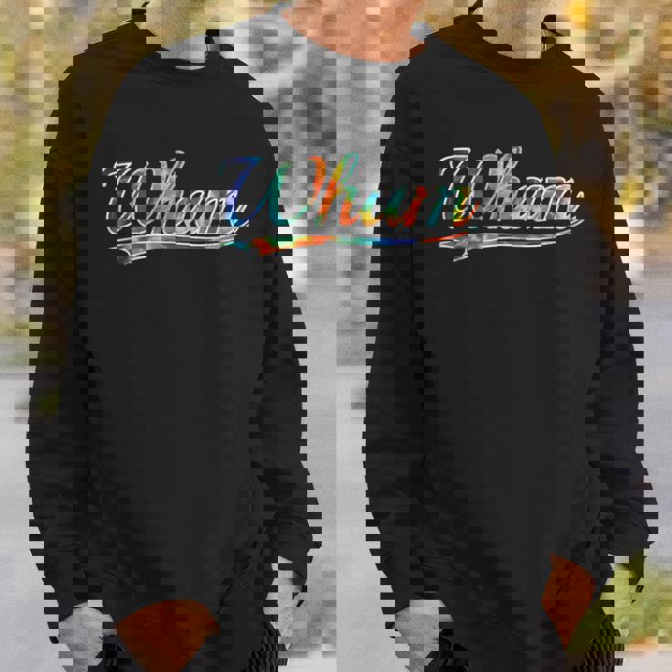 Wham Comic Booktyle Retroound Effect Tie Dyeintage スウェットシャツ 彼への贈り物