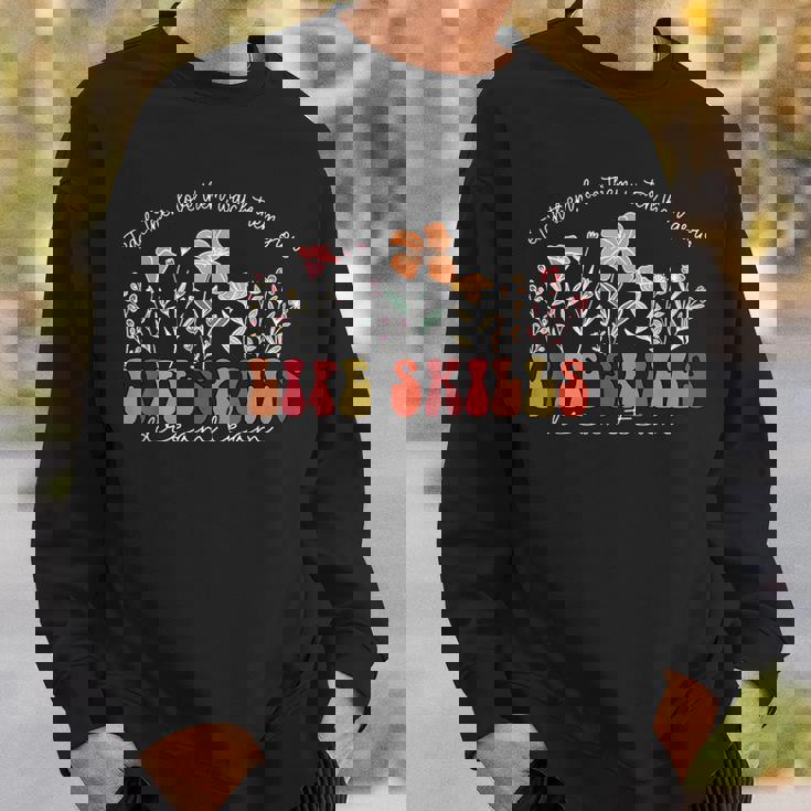 Wildflower Life Skills Dream Team Special Education Teacher Sweatshirt Unisex Gifts for Him