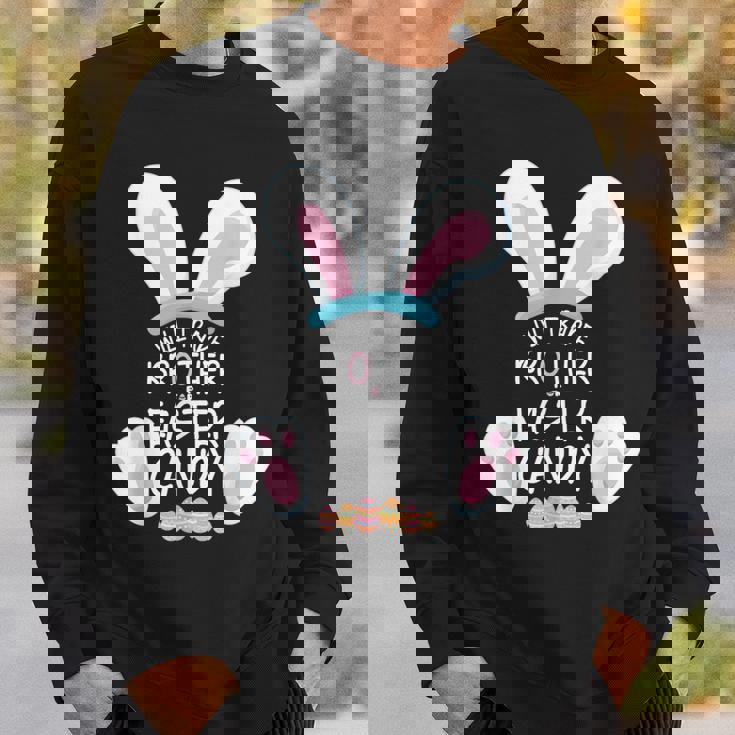 Will Trade Brother For Easter キャンディシャツ バニー 面白いイースター スウェットシャツ 彼への贈り物