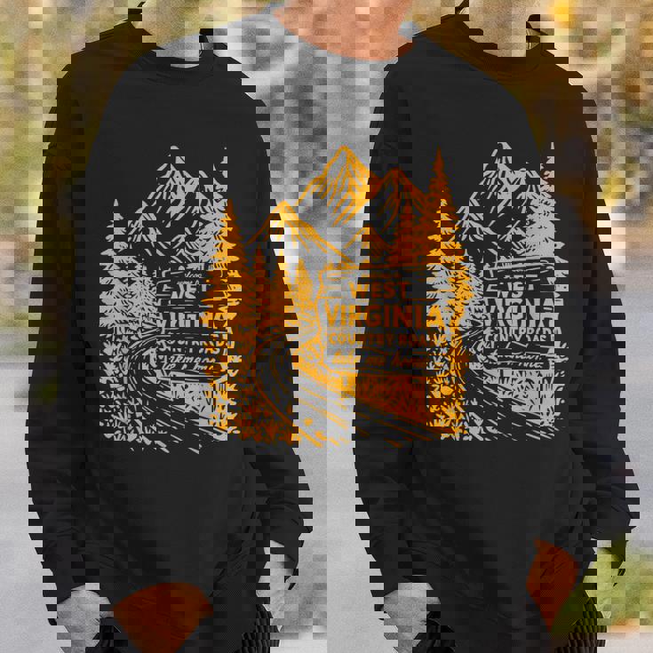 Wv ミニマリストヴィンテージウェストバージニア州生まれ育ち地元をご覧ください スウェットシャツ 彼への贈り物