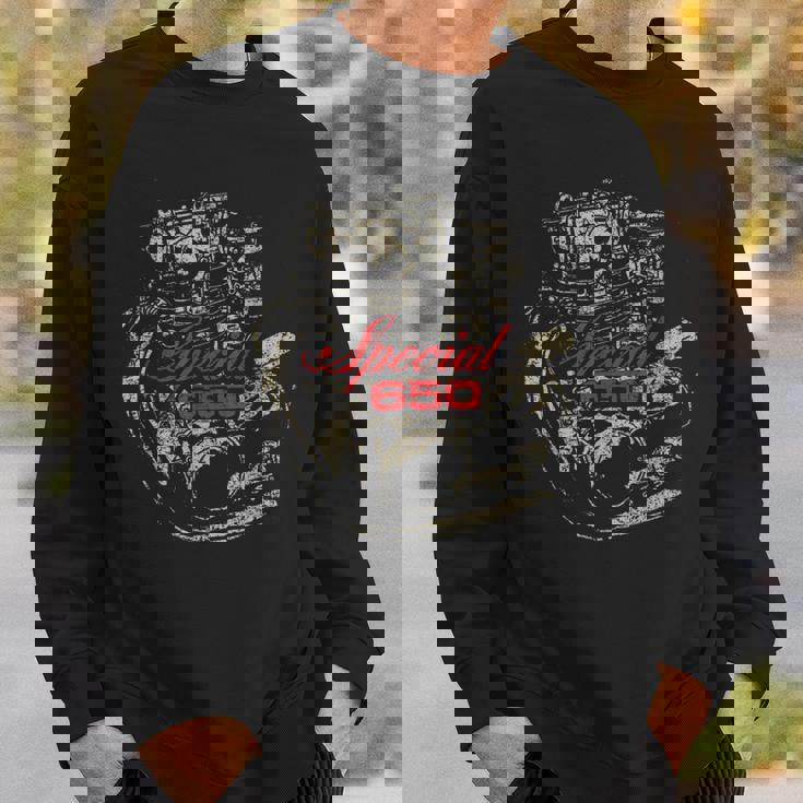 Xs650 スペシャルモーター アンティーク調 レトロデザイン スウェットシャツ 彼への贈り物