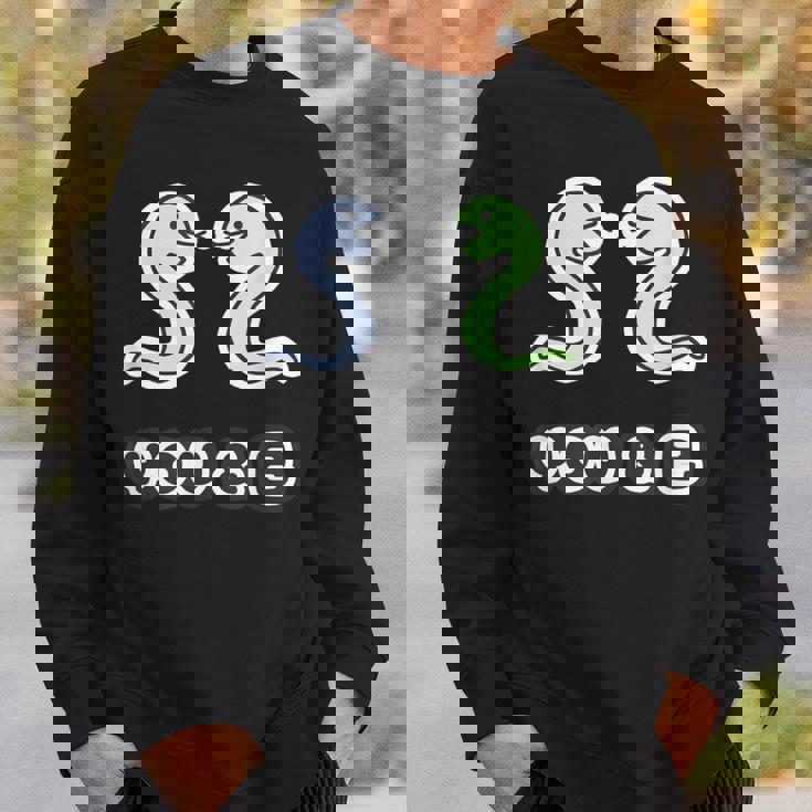 You & 巳《蛇》へび 巳年【どうぶつフレンズ】干支 十二支 2025 ゆるくて かわいい 動物 面白い スウェットシャツ 彼への贈り物