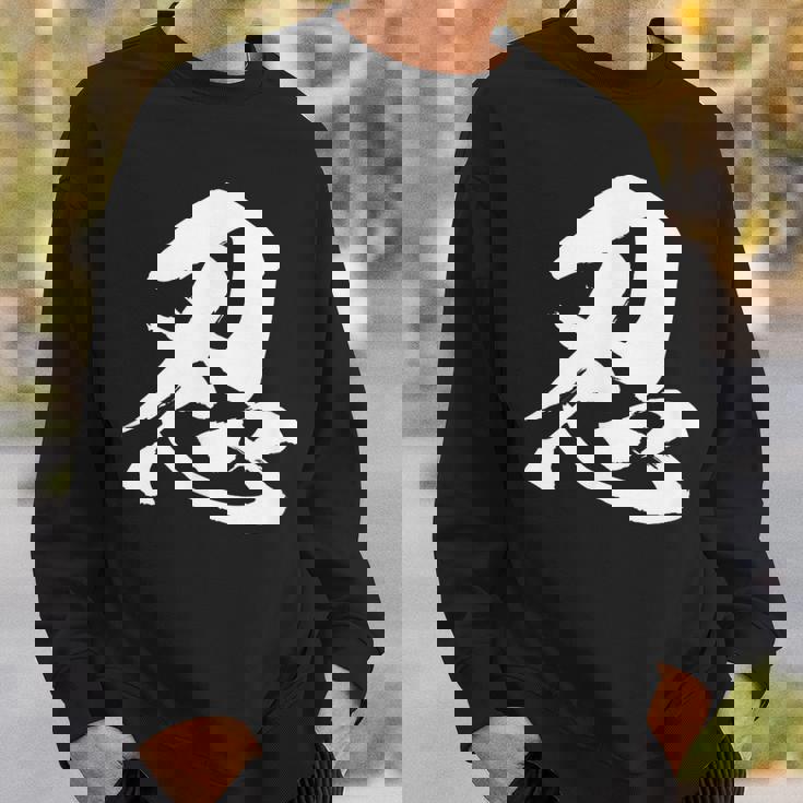 【忍】一文字 漢字 日本語 毛筆 書道 筆文字 言葉 和柄 日本 かっこいい お土産 海外 おもしろ 面白い 文字入り スウェットシャツ 彼への贈り物