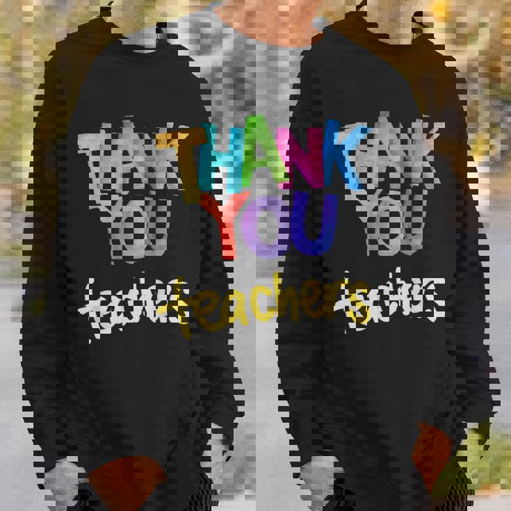 ありがとう 先生 感謝 卒業 スウェットシャツ 彼への贈り物