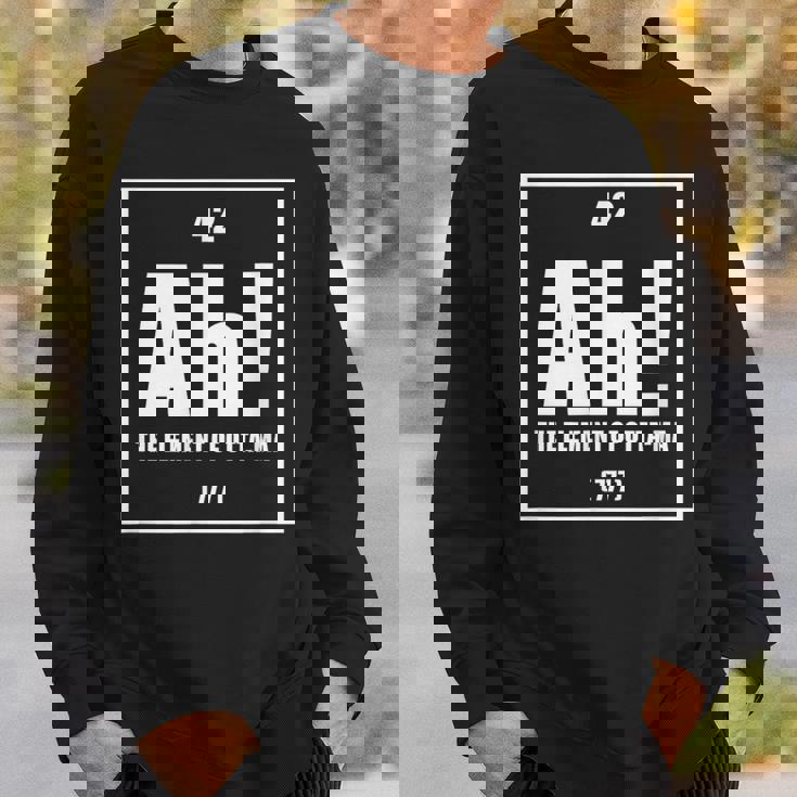 おったま Ah 元素デザイン おもしろ理系 サプライズ要素 42 ナンバー グラフィック スウェットシャツ 彼への贈り物