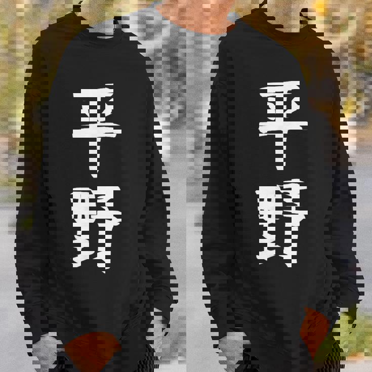 おもしろtシャツ【平野】名字 家族お揃い ギャグ ネタ ウケ狙い 贈り物 ギフト スウェットシャツ 彼への贈り物