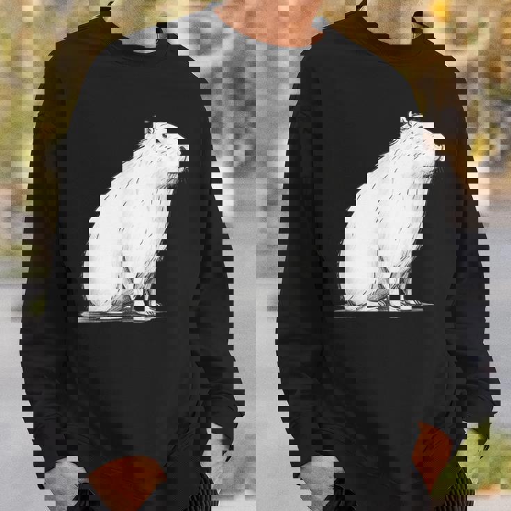 かわいいカピバラ カピバラ・カピバラ スウェットシャツ 彼への贈り物