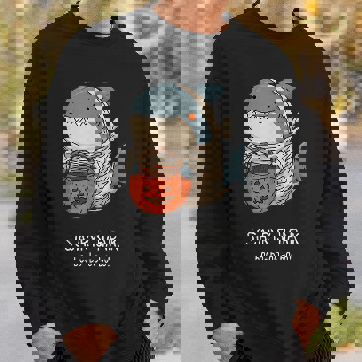 かわいいサメ ミイラ ハロウィン メンズ レディース キッズ おもしろサメ スウェットシャツ 彼への贈り物