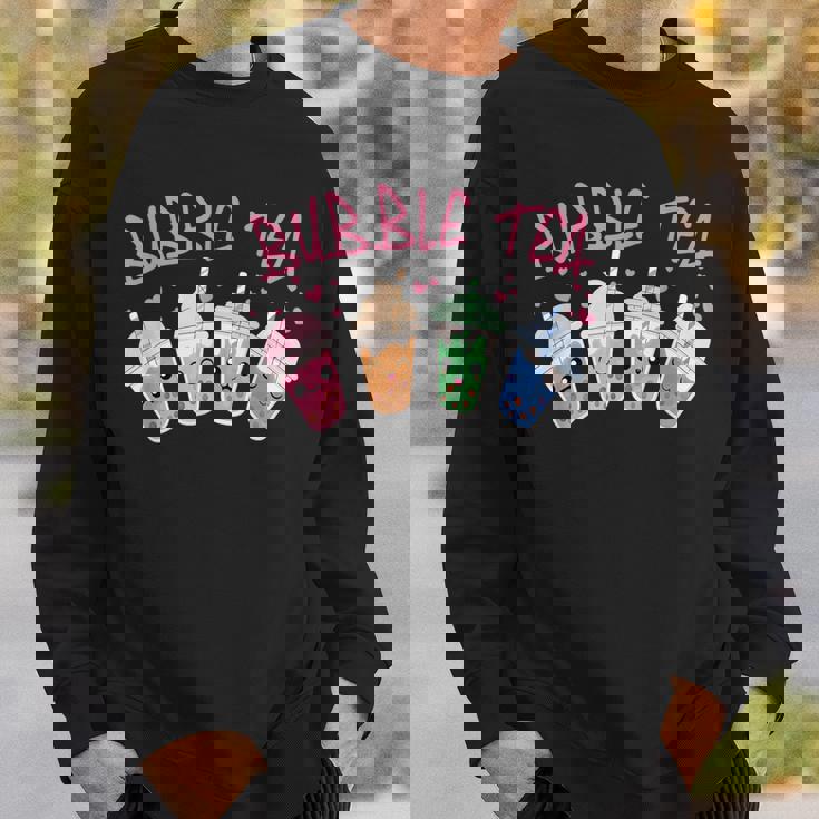 かわいいシャボン玉 ティーカップ 愛らしい集合 シャボン玉 スウェットシャツ 彼への贈り物