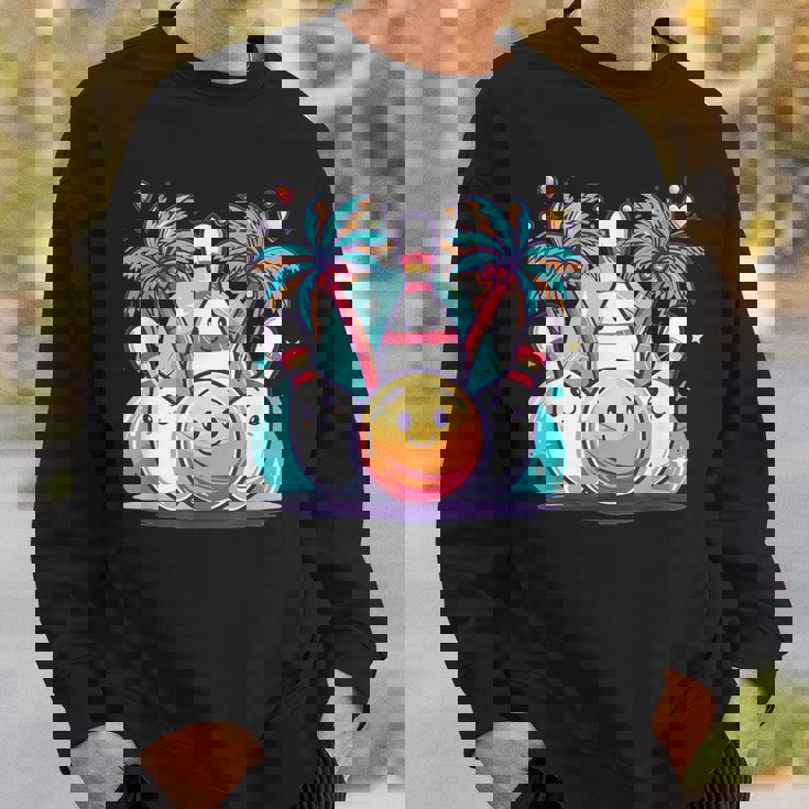 かわいいボウリングアート I キッズボウリング スウェットシャツ 彼への贈り物