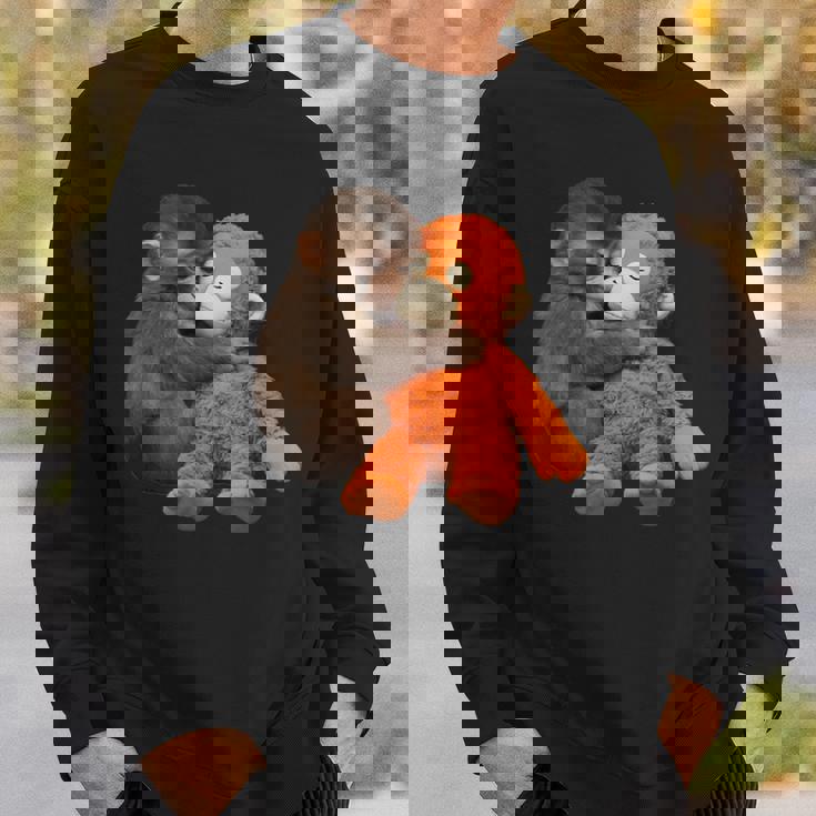 かわいいモンキーパンチ パンチ君 日本 ベイビーモンキー チームパンチ スウェットシャツ 彼への贈り物