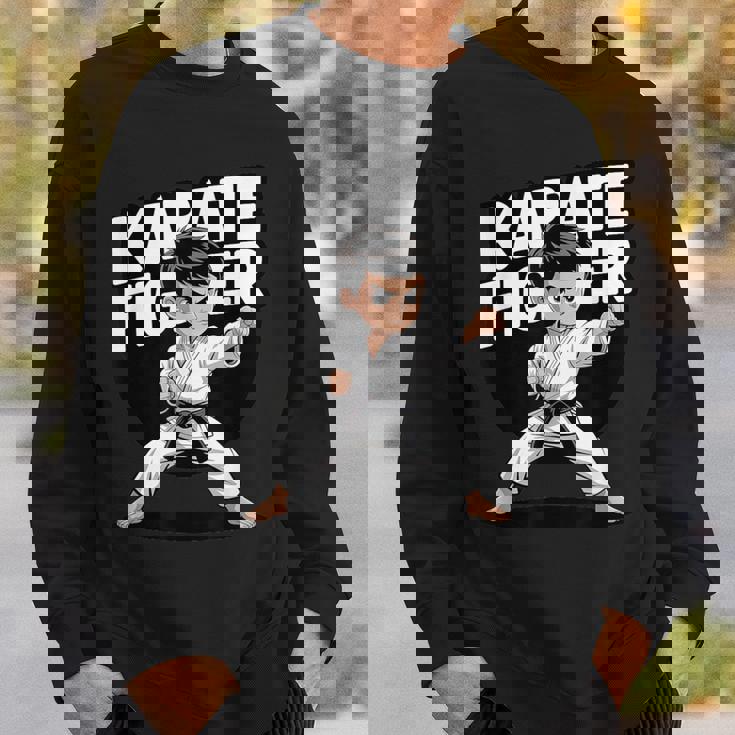 かわいい空手少年 格闘技キッド スウェットシャツ 彼への贈り物