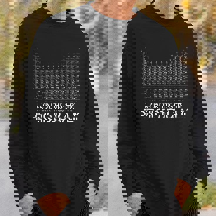 このシャツを着る 周期化学周期表 スウェットシャツ 彼への贈り物