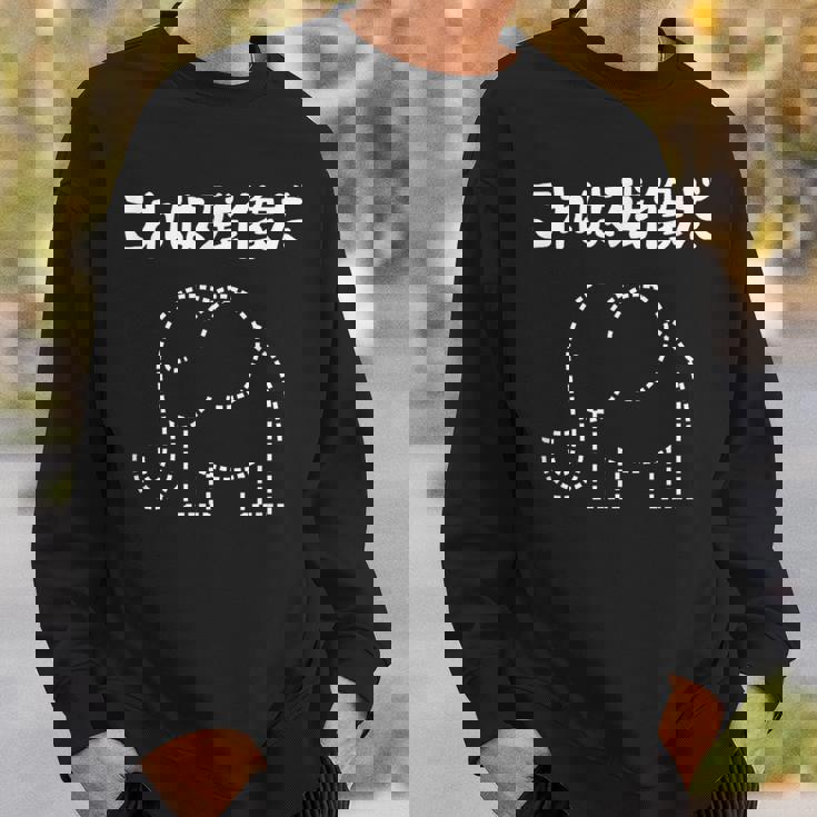 これは残像だ 象 ゾウ ジョーク ダジャレ オヤジギャグ おもしろ ネタ スウェットシャツ 彼への贈り物