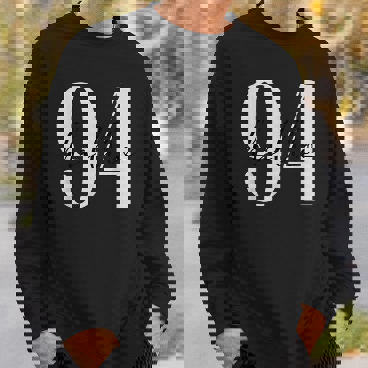 こんにちは94歳の誕生日のお祝い。 スウェットシャツ 彼への贈り物