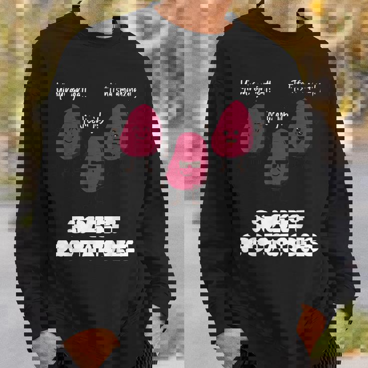 さつまいもを称賛する面白いさつまいもギャング スウェットシャツ 彼への贈り物