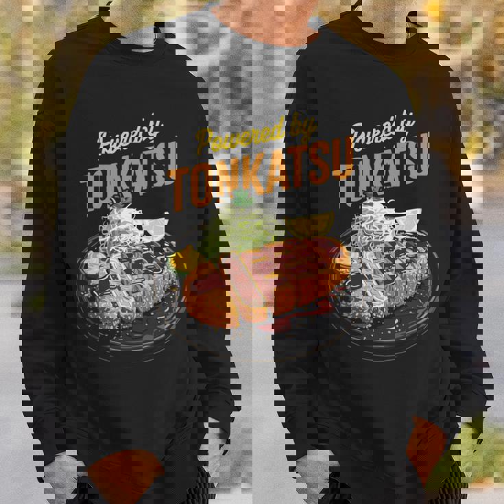 とんかつ かわいい 日本のとんかつ 日本 アニメ オタク お土産 長袖tシャツ スウェットシャツ 彼への贈り物