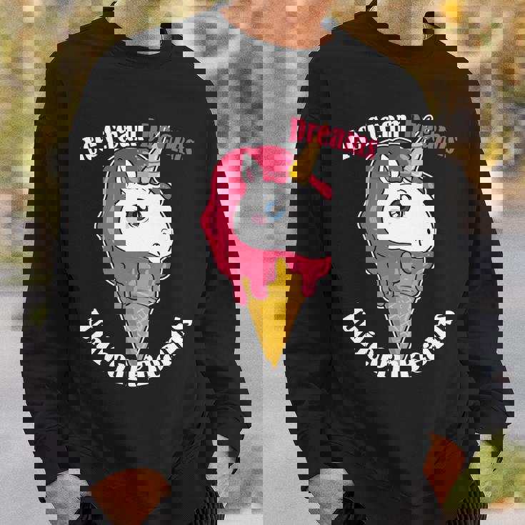 アイスクリーム 夢 ユニコーン ビームス スイーツ マジカル トリート 長袖tシャツ スウェットシャツ 彼への贈り物