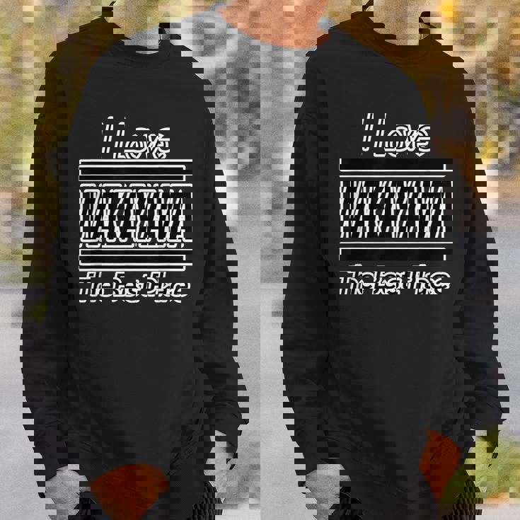 アイラブ・Wakayama 和歌山（I Love）Jimo-T【47都道府県】ジモティ お土産 面白い スウェットシャツ 彼への贈り物