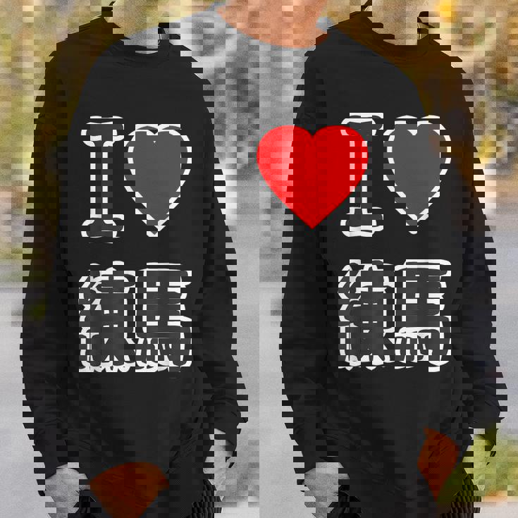 アイラブ・練馬（I Love ハート）練馬区 ビッグ 大きな文字【23区】ジモtティ 地元愛 面白い スウェットシャツ 彼への贈り物