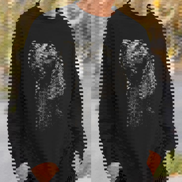 アイリッシュセッター犬モチーフペットアートワーク アイリッシュセッター スウェットシャツ 彼への贈り物