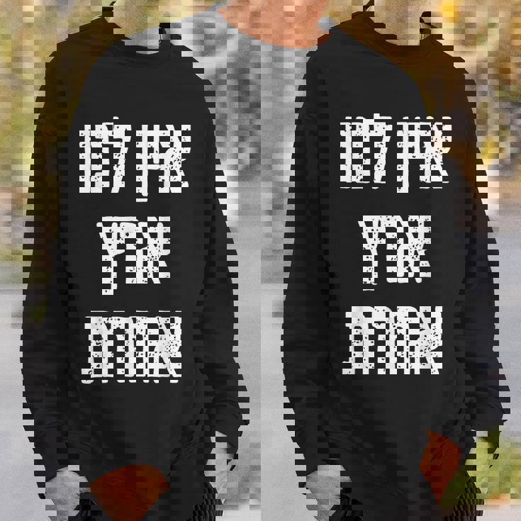 アイン・ラヌ・エレッツ・アシェレット ヘブライ語には他に土地はない スウェットシャツ 彼への贈り物