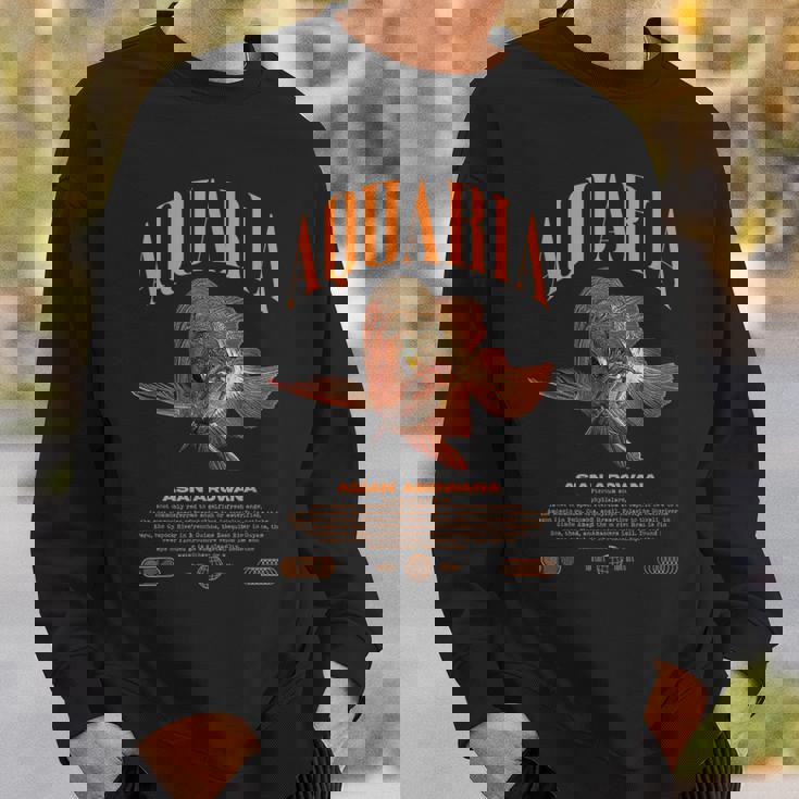 アジアン アロワナ モンスター フィッシュ キーパー モダン ストリートウェア スウェットシャツ 彼への贈り物