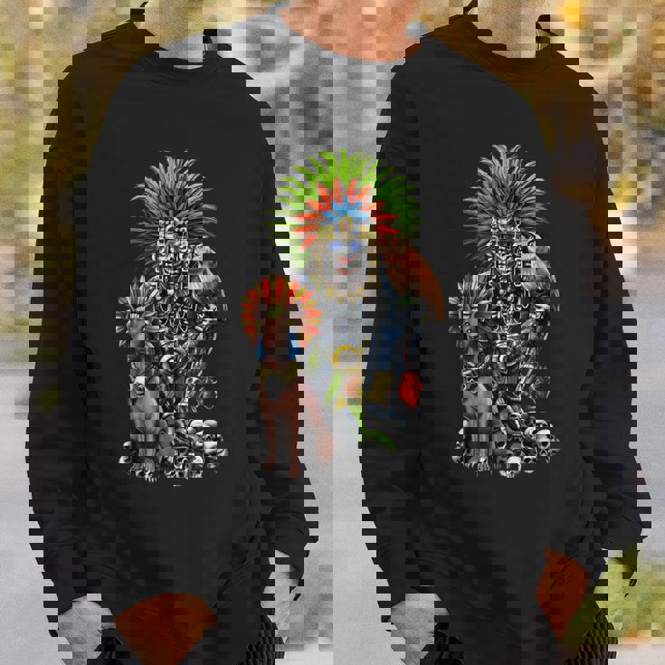 アステカの神ミクトランテクトリ古代マヤの神話の神々 スウェットシャツ 彼への贈り物