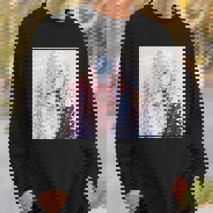 アニメ少女 姉オタク 長袖tシャツ スウェットシャツ 彼への贈り物