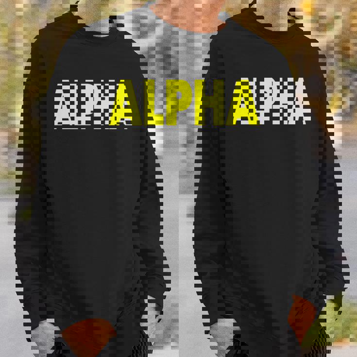 アルファ 長袖tシャツ スウェットシャツ 彼への贈り物