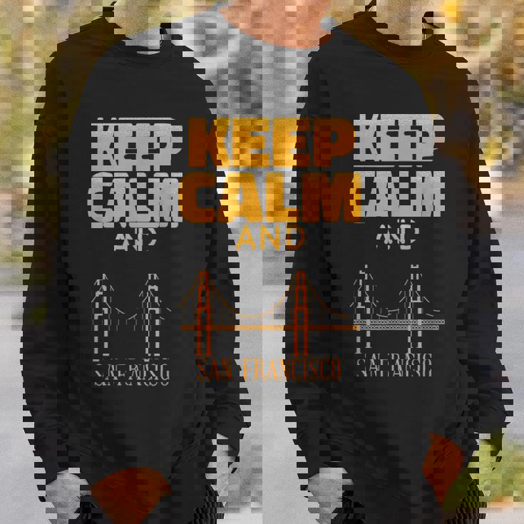 アーキテクチャ サンフランシスコ オーナメント ブリッジ かわいいサンフランシスコ スウェットシャツ 彼への贈り物