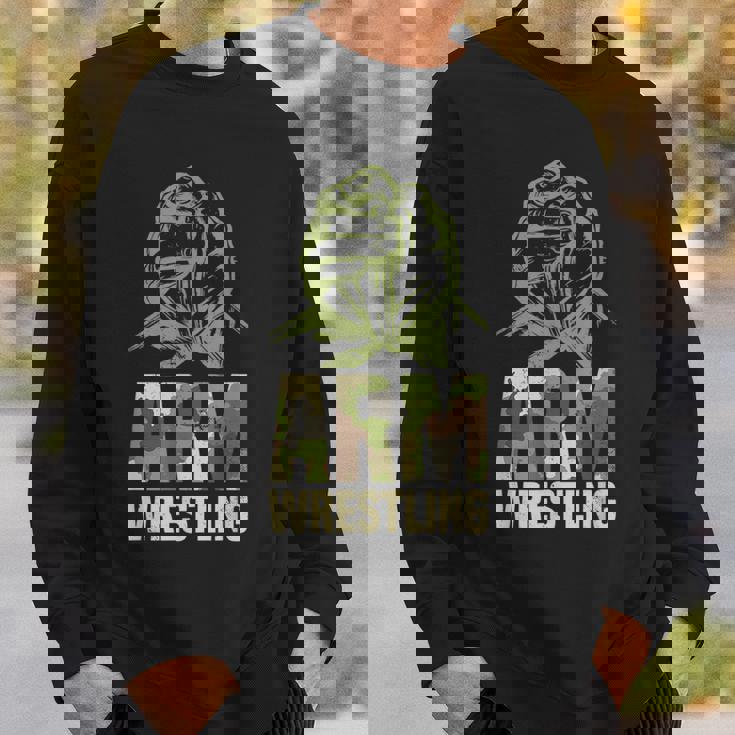 アームレスリングアームプレス、二頭筋 スウェットシャツ 彼への贈り物