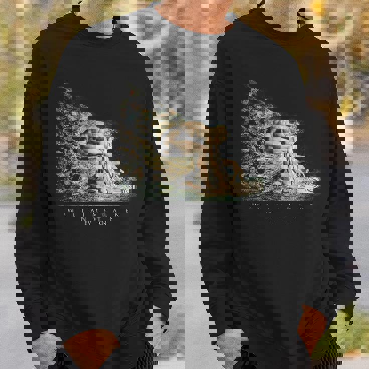 ウィリアム・ブレイク アイザック・ニュートンの肖像 物理学者 科学 芸術 William Blake Newton スウェットシャツ 彼への贈り物