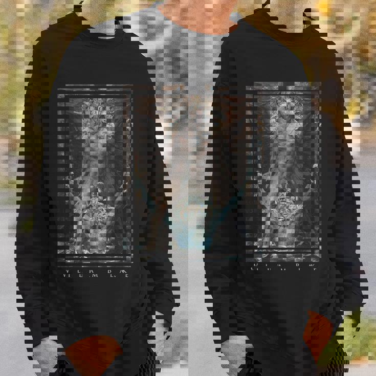 ウィリアム・ブレイク 赤い竜と海から来た獣 William Blake Red Dragon Beastea スウェットシャツ 彼への贈り物