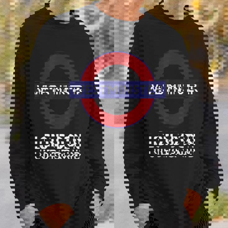 ウェストミンスター ロンドン地下鉄 スウェットシャツ 彼への贈り物