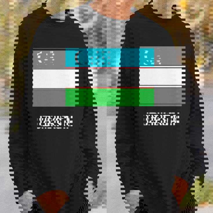 ウズベキスタン ウズベキスタン国旗 長袖tシャツ スウェットシャツ 彼への贈り物