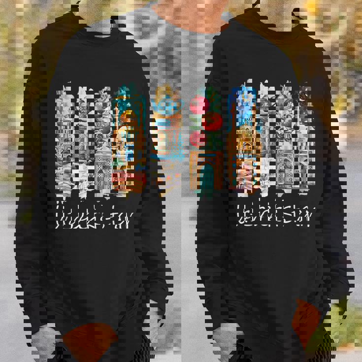 ウズベキスタン 筆文字 ウズベク バカンス お土産 ウズベキスタン スウェットシャツ 彼への贈り物