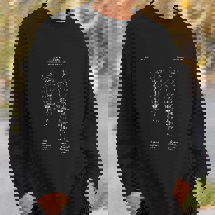 エジソン特許tシャツ-電気tシャツ スウェットシャツ 彼への贈り物