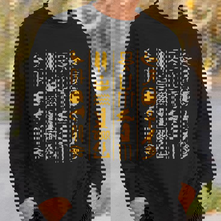 エジプト ヒエログリフ 古代エジプトシャツ ファラオtシャツ スウェットシャツ 彼への贈り物