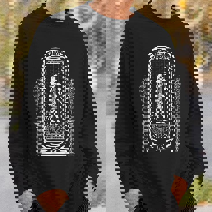 エジプト神 トート目 ホルスの目 エジプト アンク ファラオ スウェットシャツ 彼への贈り物