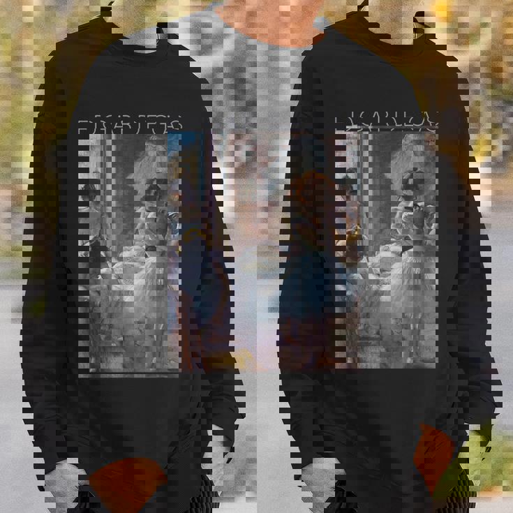 エドガー・ドガのアーティストとバレエフラットダンサー スウェットシャツ 彼への贈り物