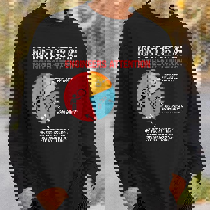 エンジニアの注目を集める方法 面白いエンジニア スウェットシャツ 彼への贈り物